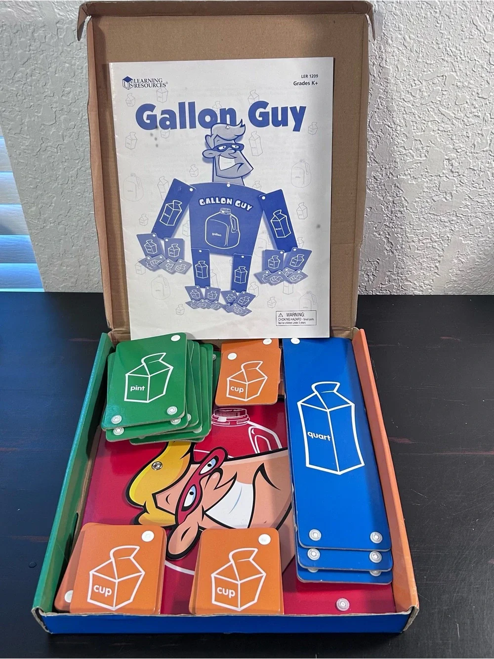 VTG Learning Resources GALLON GUY Measurement Aid Grades K+ Discontinued Math